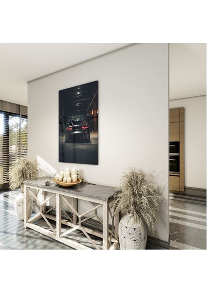 Exel Home Arabalar Cam Tablo - Karışık - Dikey Motif 01-002