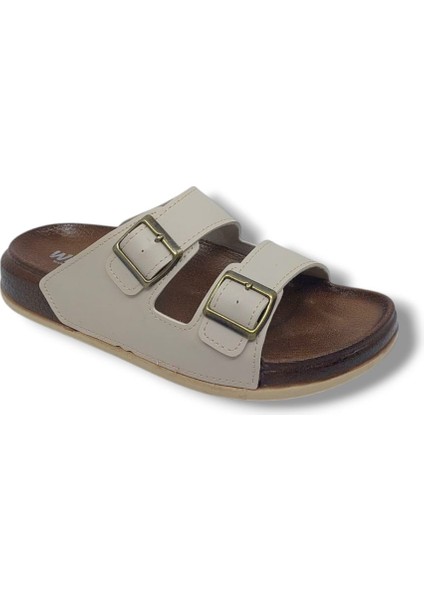 Witta 55201 Unisex Bej Tokalı Günlük Kullanım Terlik modelleri