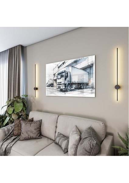 Exel Home Arabalar Cam Tablo - Kamyonlar - Yatay Motif 05-062 fırsatları