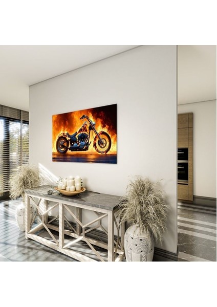 Exel Home Arabalar Cam Tablo - Motosikletler - Yatay Motif 04-012 indirimleri