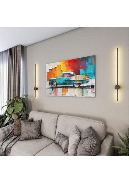 Exel Home Arabalar Cam Tablo - Klasik Arabalar - Yatay Motif 02-009 fırsatları