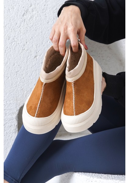 D436 Kadın Soğuk Geçirmez Kışlık Bot