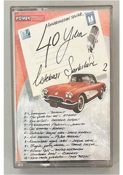 40 Yılın Listebaşı Şarkıları 2 Kaset (Orjinal Dönem Baskı)