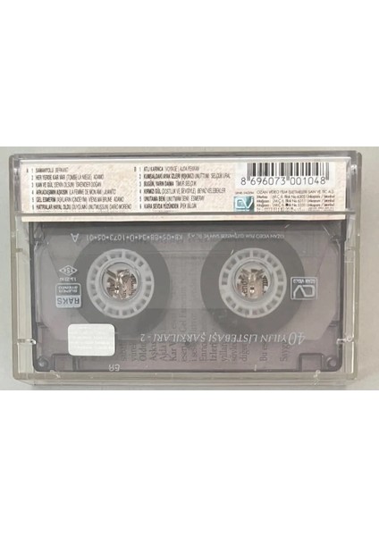 40 Yılın Listebaşı Şarkıları 2 Kaset (Orjinal Dönem Baskı)