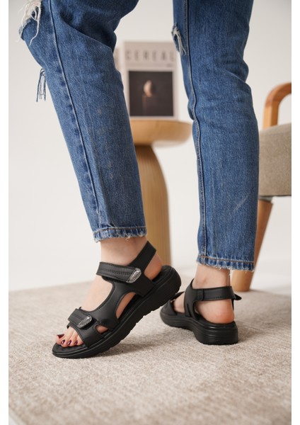 D0670 Günlük Full Ortopedik Arkadan Lastikli Konforlu Sandalet indirimleri