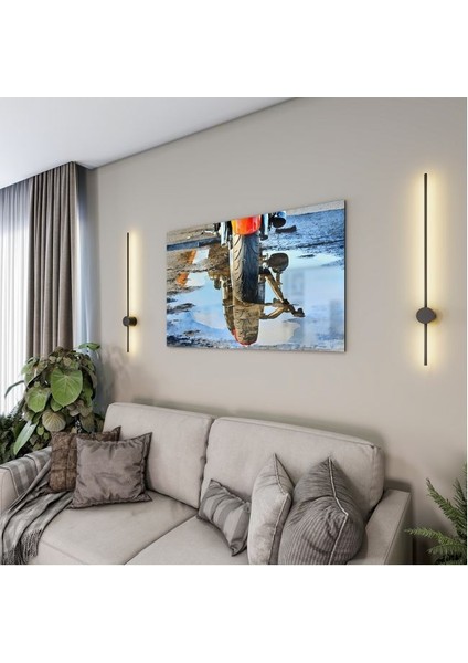 Exel Home Arabalar Cam Tablo - Motosikletler - Yatay Motif 04-015 fırsatları