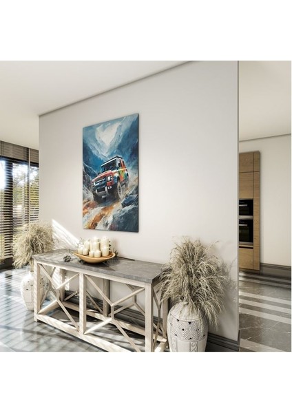 Exel Home Arabalar Cam Tablo - Karışık - Dikey Motif 01-056 indirimleri
