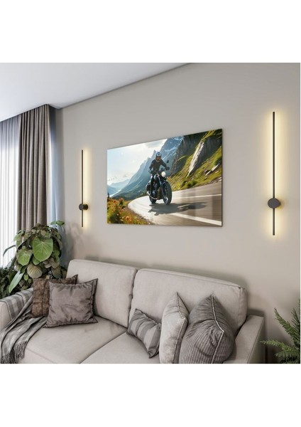 Exel Home Arabalar Cam Tablo - Motosikletler - Yatay Motif 04-026 fırsatları