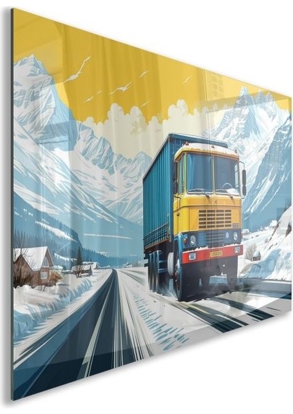 Exel Home Arabalar Cam Tablo - Kamyonlar - Yatay Motif 05-014 fiyatları