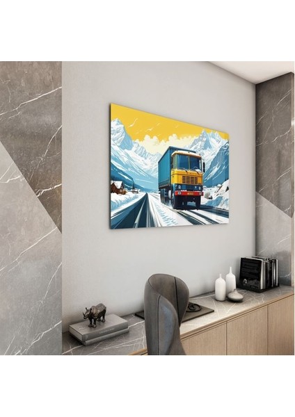 Exel Home Arabalar Cam Tablo - Kamyonlar - Yatay Motif 05-014 modelleri