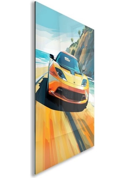 Exel Home Arabalar Cam Tablo - Karışık - Dikey Motif 01-036 fiyatları