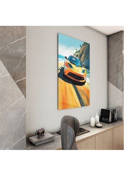 Exel Home Arabalar Cam Tablo - Karışık - Dikey Motif 01-036 modelleri
