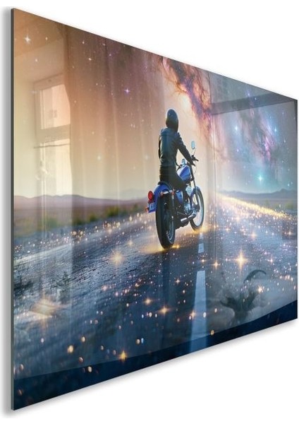 Exel Home Arabalar Cam Tablo - Motosikletler - Yatay Motif 04-024 fiyatları