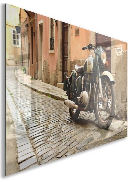 Exel Home Arabalar Cam Tablo - Motosikletler - Yatay Motif 04-075 fiyatları