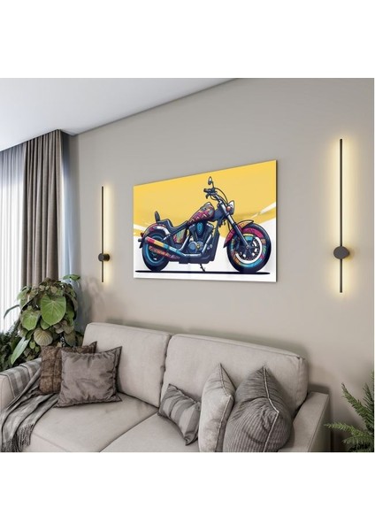 Exel Home Arabalar Cam Tablo - Motosikletler - Yatay Motif 04-019 fırsatları