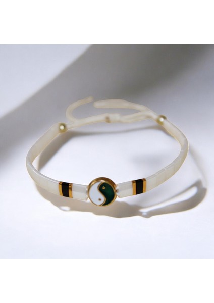 Tila Boncuk Bileklik – Şık, Ayarlanabilir Unisex Tasarım! 03