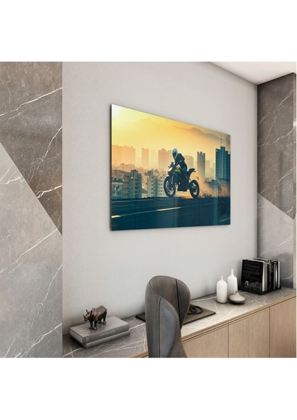 Exel Home Arabalar Cam Tablo - Motosikletler - Yatay Motif 04-037 modelleri