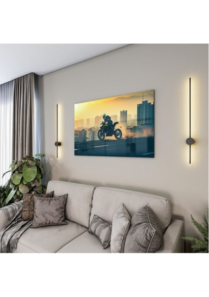 Exel Home Arabalar Cam Tablo - Motosikletler - Yatay Motif 04-037 fırsatları
