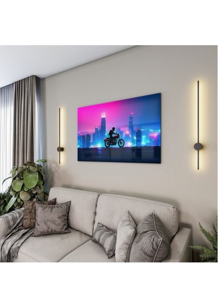Exel Home Arabalar Cam Tablo - Motosikletler - Yatay Motif 04-077