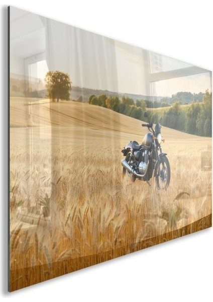 Exel Home Arabalar Cam Tablo - Motosikletler - Yatay Motif 04-092