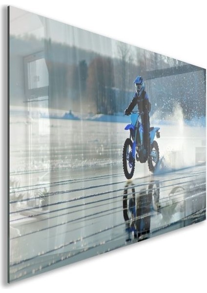 Exel Home Arabalar Cam Tablo - Motosikletler - Yatay Motif 04-084 fiyatları