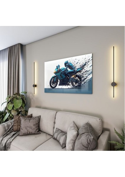 Exel Home Arabalar Cam Tablo - Motosikletler - Yatay Motif 04-046 fırsatları