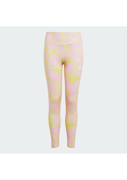 Çocuk Günlük Tayt Train Essentials Flower Print Leggings Kids JJ5055 modelleri