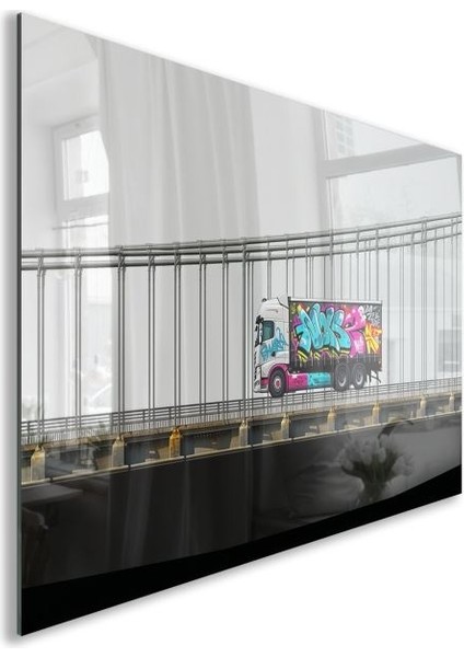 Exel Home Arabalar Cam Tablo - Kamyonlar - Yatay Motif 05-074 fiyatları