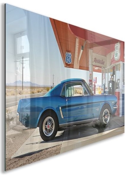 Exel Home Arabalar Cam Tablo - Klasik Arabalar - Yatay Motif 02-084 fiyatları