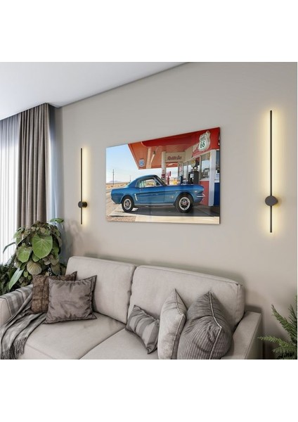 Exel Home Arabalar Cam Tablo - Klasik Arabalar - Yatay Motif 02-084 fırsatları