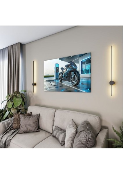 Exel Home Arabalar Cam Tablo - Motosikletler - Yatay Motif 04-053 fırsatları