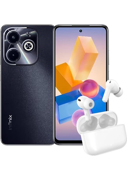 Hot 40I 8 GB Ram + 8 GB Sanal Ram 256 GB Siyah (BD01 Bluetooth Kulaklık Hediyeli)