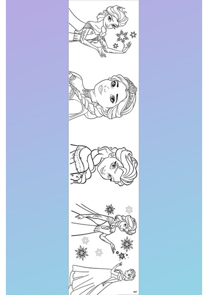 Prenses Temalı Rulo Aktivite Dev Boyama Kağıdı 4,5 Metre fiyatları