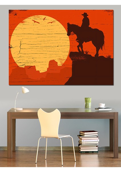 Red Dead Redemption Dekoratif Kanvas - Mdf Ahşap Tablo