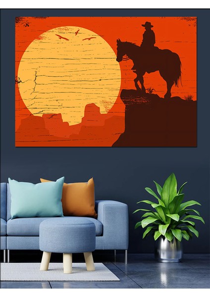Red Dead Redemption Dekoratif Kanvas - Mdf Ahşap Tablo fırsatları