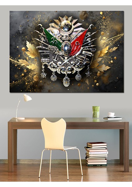Osmanlı Tuğrası Dekoratif Kanvas - Mdf Ahşap Tablo modelleri