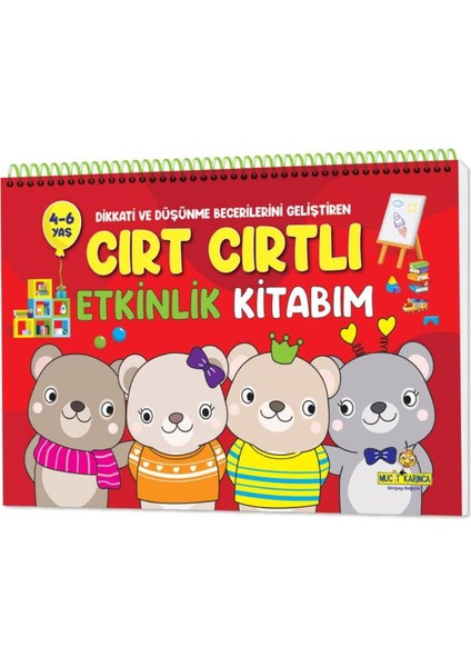 Cırtlı Kitaplar Dikkati ve Düşünme Becerilerini Geliştiren 4-6 Yaş