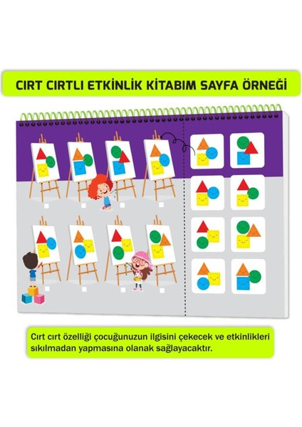 Cırtlı Kitaplar Dikkati ve Düşünme Becerilerini Geliştiren 4-6 Yaş indirimleri