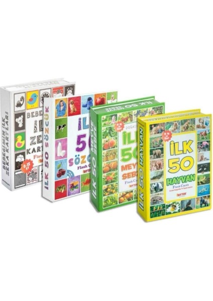 Dıytoy Flash Kart 4'lü Set