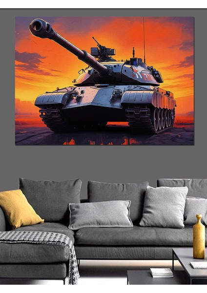 Savaş Tankı Dekoratif Kanvas - Mdf Ahşap Tablo fiyatları