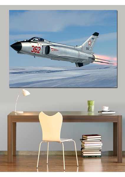 Jet Uçağı Dekoratif Kanvas - Mdf Ahşap Tablo modelleri