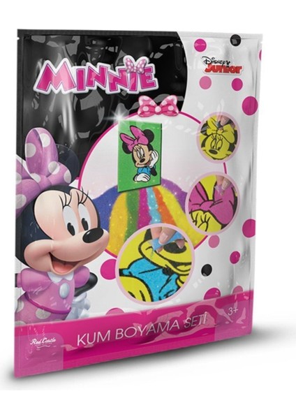 Minnie Poşetli Kum Boyama Seti