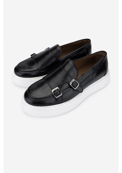 Erkek Deri Loafer Ayakkabı 537 3572 Erk Ayk Y25 Sıyah Alkl indirimleri