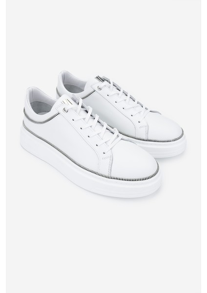 Erkek Deri Beyaz Sneakers & Spor Ayakkabı 352 22245 Erk Ayk Y25 Beyaz Dr