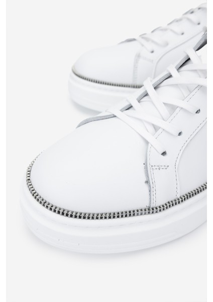 Erkek Deri Beyaz Sneakers & Spor Ayakkabı 352 22245 Erk Ayk Y25 Beyaz Dr