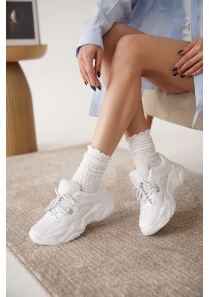 D0143 Günlük Kadın Sneaker Spor Ayakkabı