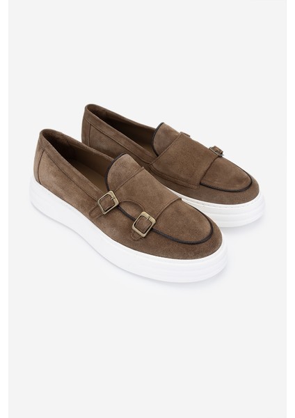 Erkek Deri Tütün Süet Loafer Ayakkabı 537 3572 Erk Ayk Y25 Tutun Suet fiyatları