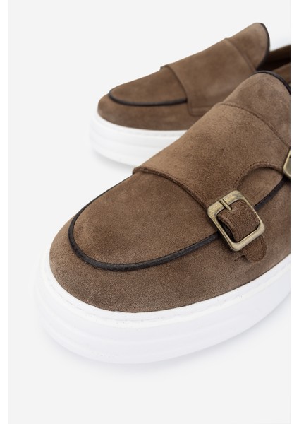 Erkek Deri Tütün Süet Loafer Ayakkabı 537 3572 Erk Ayk Y25 Tutun Suet modelleri