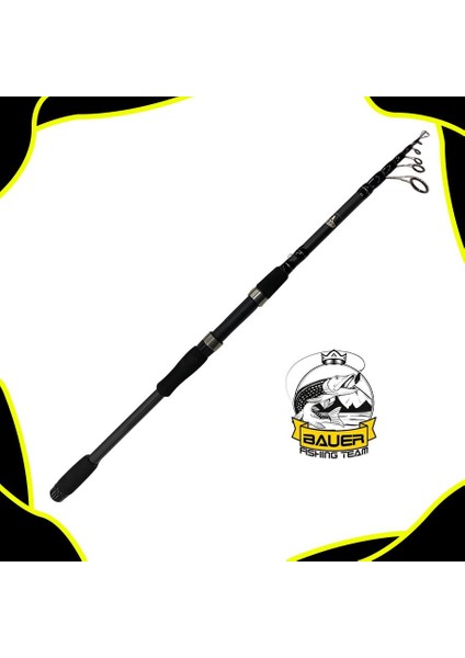 Bauer Aron 3000 Amatsu 240 cm 10-40 gr Tele Spin Olta Takımı Seti