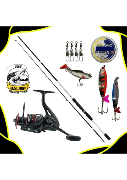 Bauer Opera 30 Haruto 210 cm 10-30 gr Spin Olta Takımı Seti